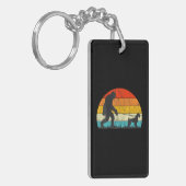 Bigfoot Walking Giant Schnauzer Dog Training Sleutelhanger (Voorkant Links)