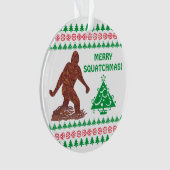 Bigfoot Walking Sasquatch Drôle Noël mignon (devant)