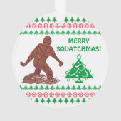 Bigfoot Walking Sasquatch Drôle Noël mignon (dos)