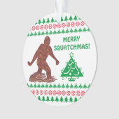 Bigfoot Walking Sasquatch Drôle Noël mignon (devant)