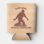 Bigfoot Walking Sasquatch Man Cave Een koude Blikjeskoeler (Voorkant)