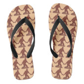 Bigfoot Walking Sasquatch Pattern Funny Footwear Teenslippers (Voetbed)