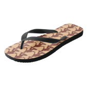 Bigfoot Walking Sasquatch Pattern Funny Footwear Teenslippers (Schuin)