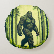 Bigfoot wandelt door het bos Sasquatch