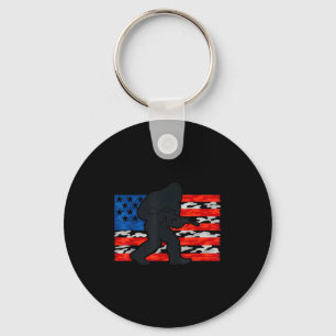 Bigfoot wapen eigenaar us amerikaanse vlag sasquat sleutelhanger