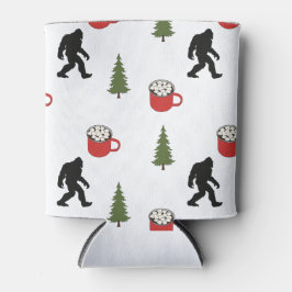 Bigfoot, warme cacao, pijnboom, buiten blikjeskoeler