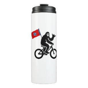 Bigfoot Wielrennen Tennessee Vlag Thermosbeker