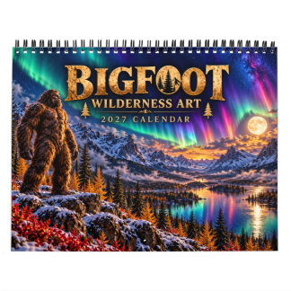 Bigfoot Wilderness Art 2027 Kalender | Aurora & Pa