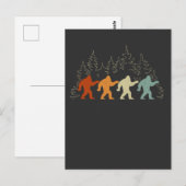  Bigfoot woud Yeti Briefkaart (Voorkant / Achterkant)