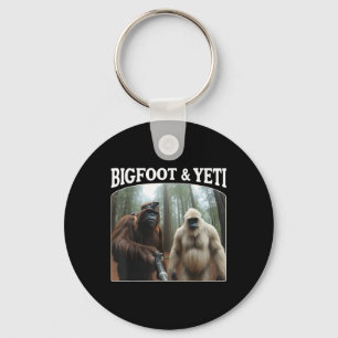 Bigfoot & Yeti Grappige Sasquatch Bigfoot Vlogs F Sleutelhanger