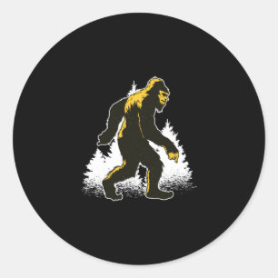 Bigfoot Yeti Ronde Sticker