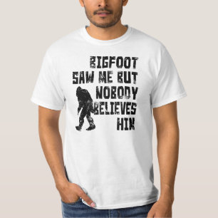 Bigfoot zag me (in nood) t-shirt