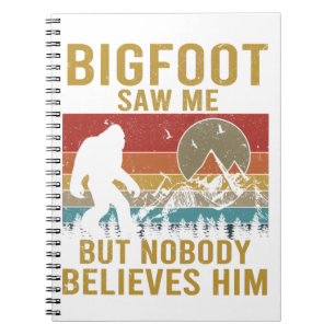 Bigfoot zag me notitieboek