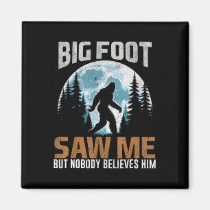 Bigfoot zag me sasquatch cadeaus voor vaders dag g magneet