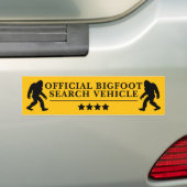 Bigfoot Zoekmachine Funny Sasquatch Bumpersticker (Op auto)