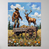 Bigfoot's Dilemma: De Elk en de Wagon Poster (Voorkant)