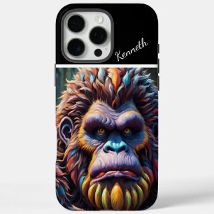 Bigfoot's kleurrijke blik iPhone 16 pro max hoesje