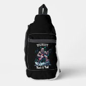 Bigfoots Midnight Rock Concert Sling Bag (Voorkant)
