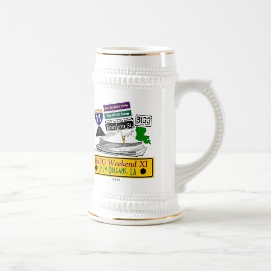 BiGG Weekend XI Beer Stein Bierpul (Rechts)