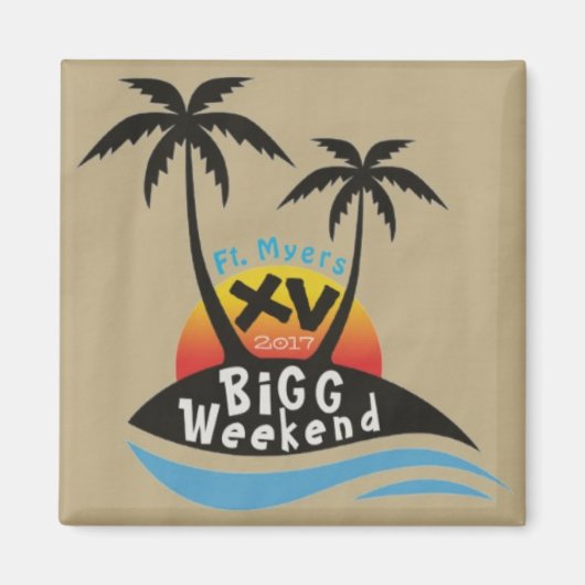 BiGG Weekend XV Magnet (Devant)