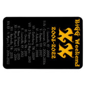 BiGG Weekend XX Magnet d'histoire (Horizontal)