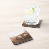 Biggen in Barnyard Drankjes Onderzetter (Rechterzijde)