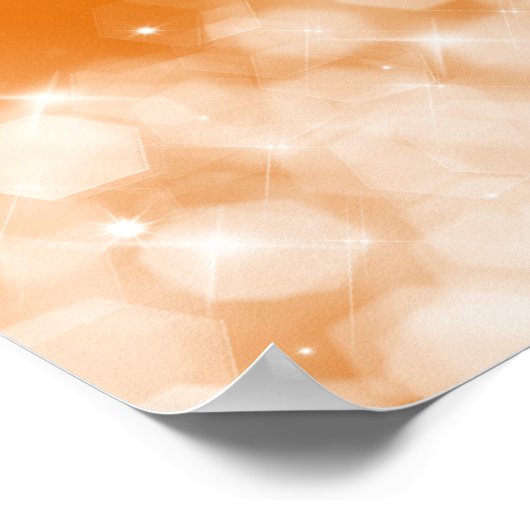 Biggenstoeltje Spaar Sinaasappel Poster (Hoek)