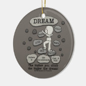 Bigger Dream Keramisch Ornament (Links)