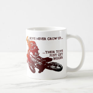 Bigger Toys Dirt Bike Motocross Funny Mug Koffiemok