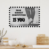 "Biggest Competition" Positive Wall art Poster (Cuisine)
