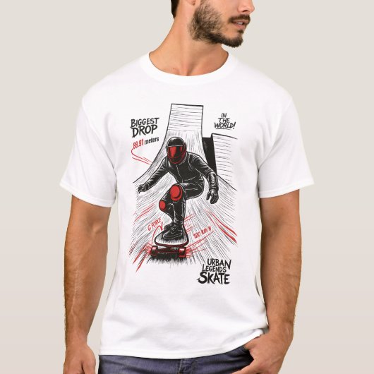 BIGGEST DROP SKATE T-SHIRT (Voorkant)