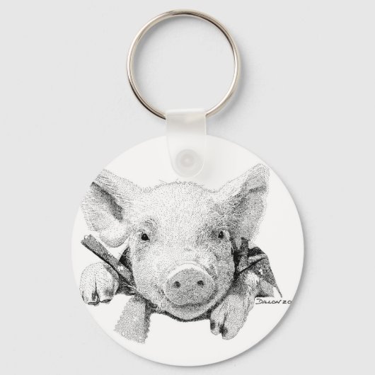 biggetje sleutelhanger (Voorkant)