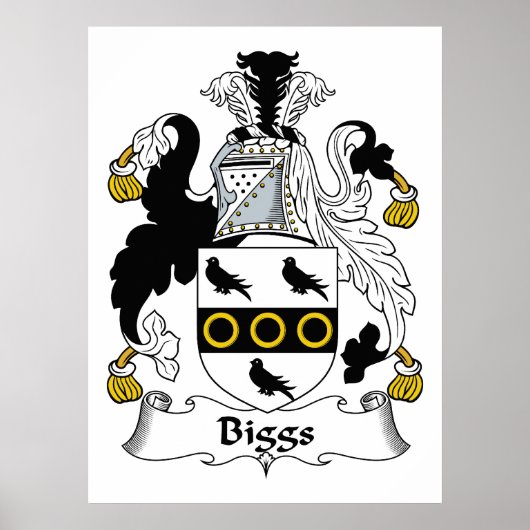 Biggs Family Crest Poster (Voorkant)
