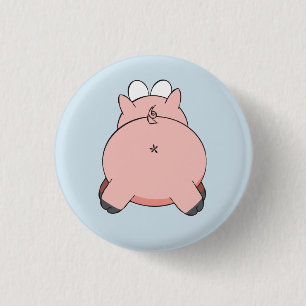 Biggy Piggy Backside Badge Ronde Button 3,2 Cm