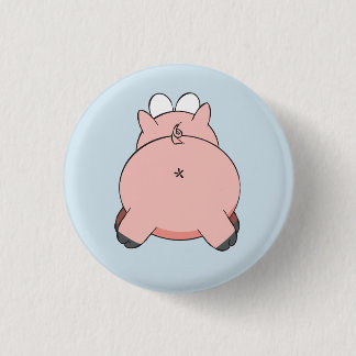 Biggy Piggy Backside Badge Ronde Button 3,2 Cm