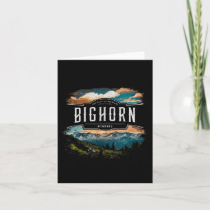 Bighorn Mountains Wyoming Wandelen Buitenshuis Kaart