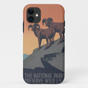Bighorn Sheep American West Wildlife iPhone 11 Hoesje