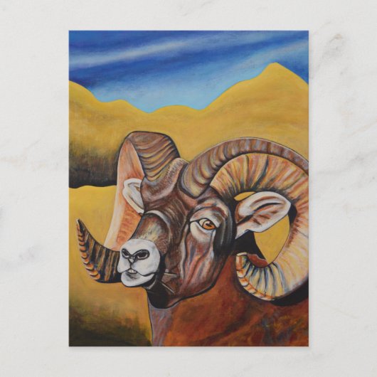 Bighorn Sheep Briefkaart (Voorkant)