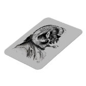 Bighorn Sheep in Suit Magneet (Linkerzijde)