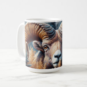 Bighorn Sheep Ram Koffiemok