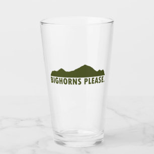 Bighorns alsjeblieft glas