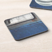 Bight Blue en witte vrachtwagen Bier Onderzetter (Linkerzijde)