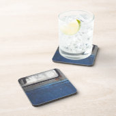 Bight Blue en witte vrachtwagen Bier Onderzetter (Rechterzijde)