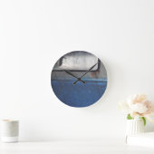 Bight Blue en witte vrachtwagen Ronde Klok (Huis)