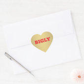 BIGLY HEART-STICKER HART STICKER (Envelop)