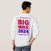 BigMike2024 : T-shirt homme à longue portée (Dos entier)