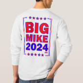 BigMike2024 : T-shirt homme à longue portée (Dos)