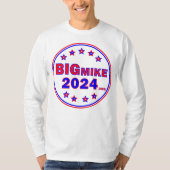 BigMike2024 : T-shirt homme à longue portée (Devant)