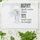 Bigvoetdoek Theedoek (Gevouwen)