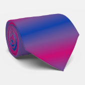 Bii Pride kleuren Basis Zachte Stijl Horizontaal S Stropdas (Opgerold)